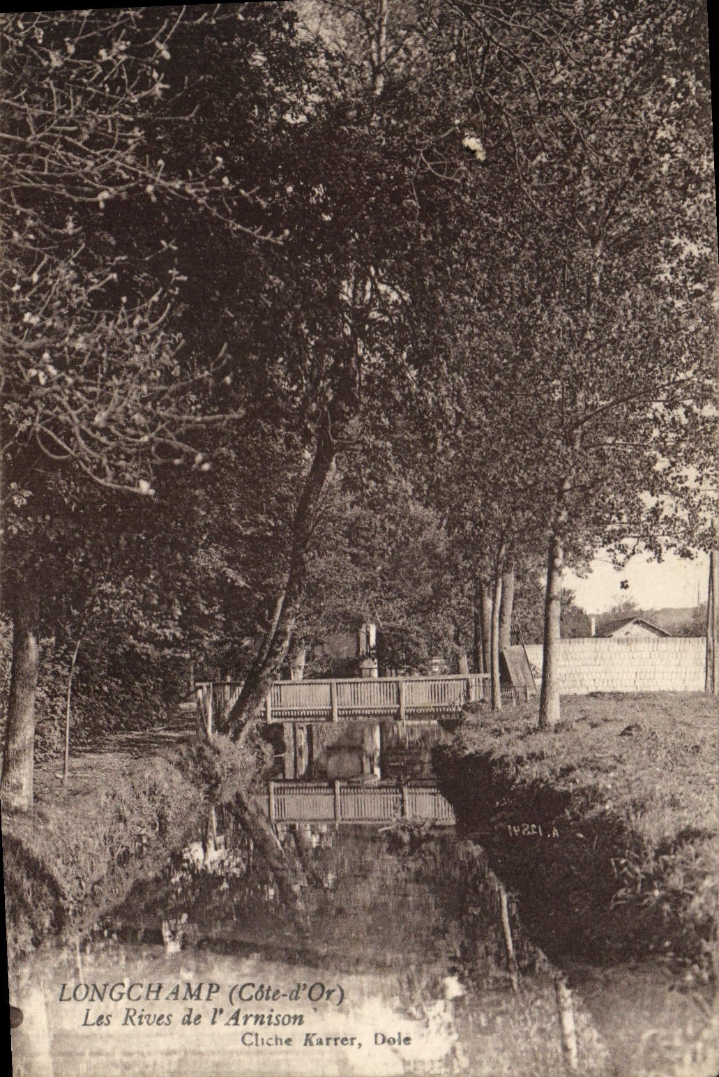 Longchamp (Côte-d'Or) — Les Rives de l'Arnison — Cliche Karrer, Dole, n°14221.A