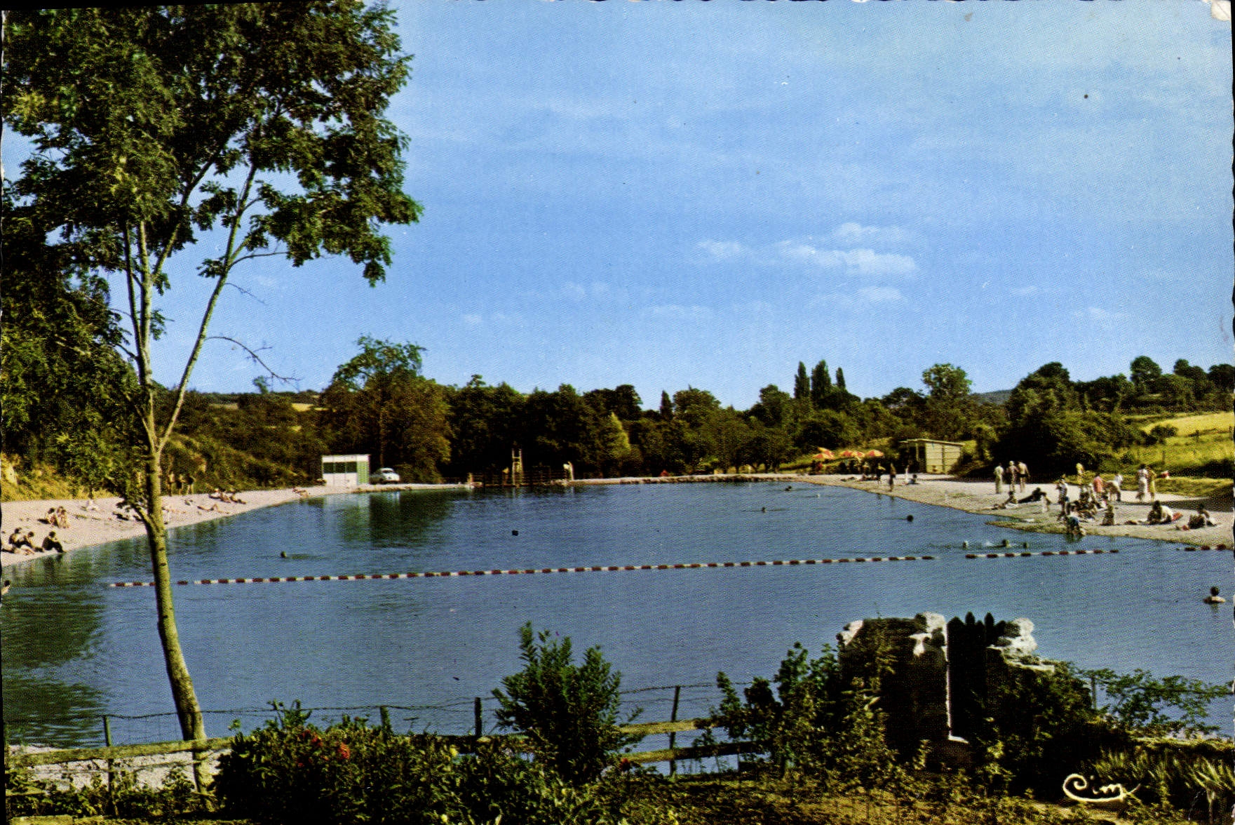 Nolay (21, Côte-d'Or) — La Piscine — Combière Imp. (71, S.-d.-L.) - Anverso