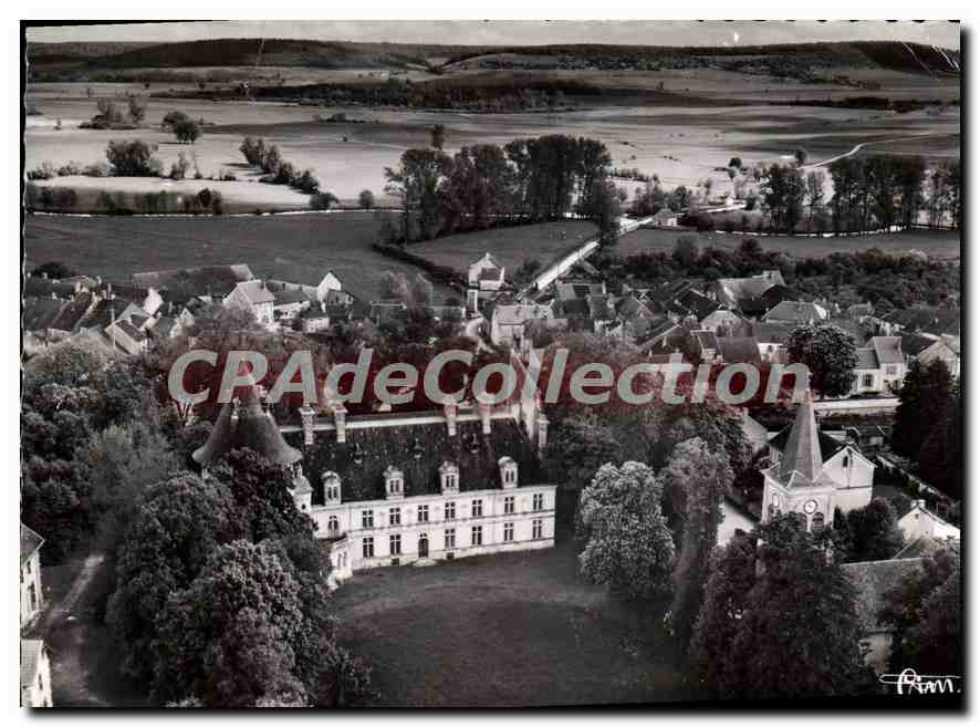 Montigny-sur-Aube — Luftbild des Schlosses — Aériennes CIM, Combier Editions