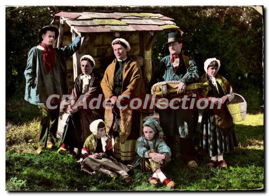 Scènes et costumes morvandiaux — Clamecy — Éditeur : Compiègne (S.-et-L.)