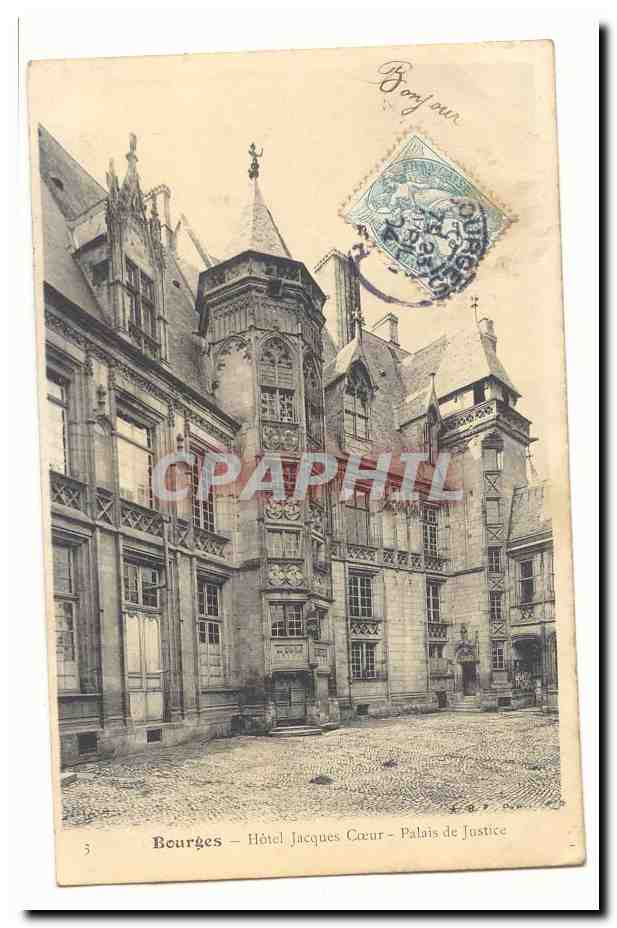 Bourges CPA Hotel Jacques Coeur Palais de justice
