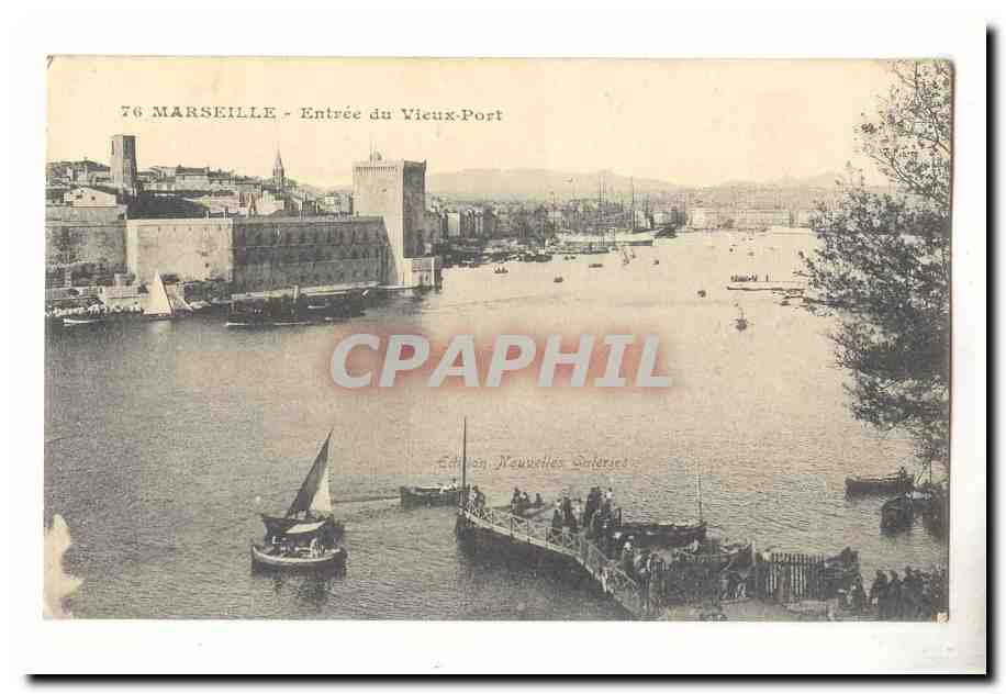 MARSEILLE - Entrée du Vieux-Port — Édition Neuvelles Galeries, n°76