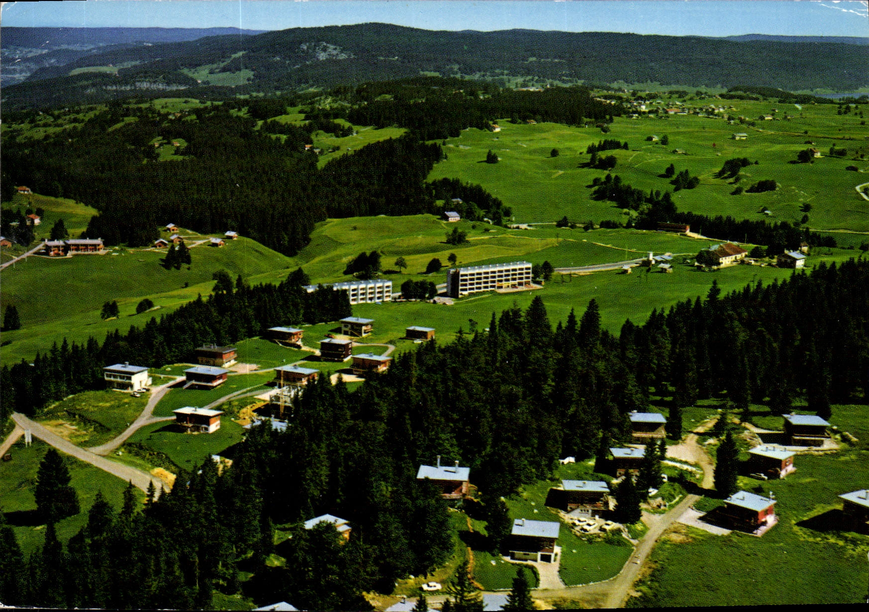 Les Rousses (Jura) — panorama sur le plateau — Éditions L. Celliard, n° U. 264