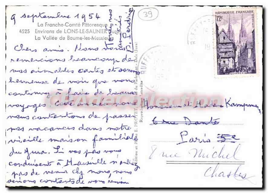 Vallée de Baume-les-Messieurs — Environ de Lons-le-Saunier — CPAdeCollection — Reverso
