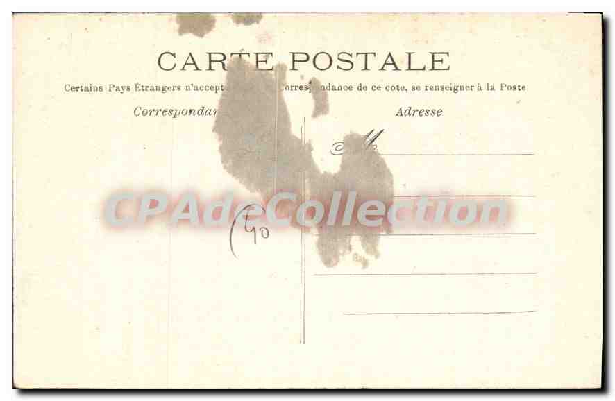 CPA Maison Natale de St Vincent de Real  — Verso