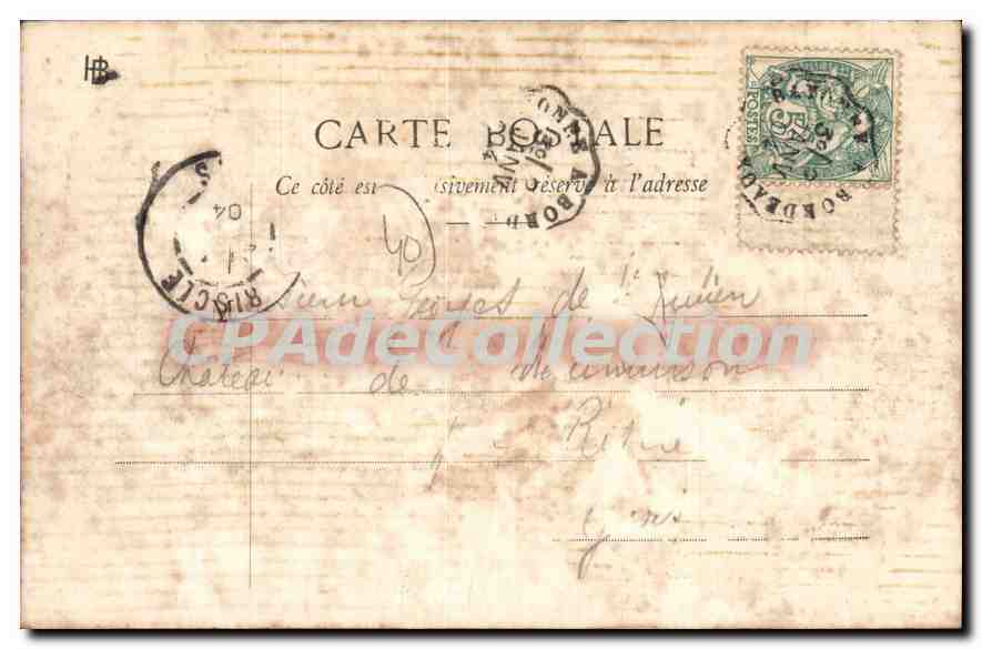 Morcenx (Landes) — Formation de la charbonnière dans les pins — Henry Guillier, 31, 42 bis et 44, rue Fonnouvre — Libo-Fan — Rückseite