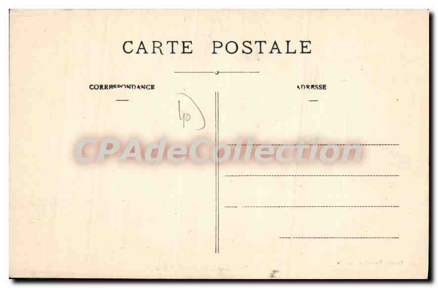 CPA Dax Entree du Jardin Public  — Verso