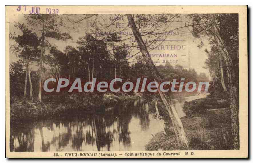 CPA Vieux Boucau Landes Coin Artistique du Courant 