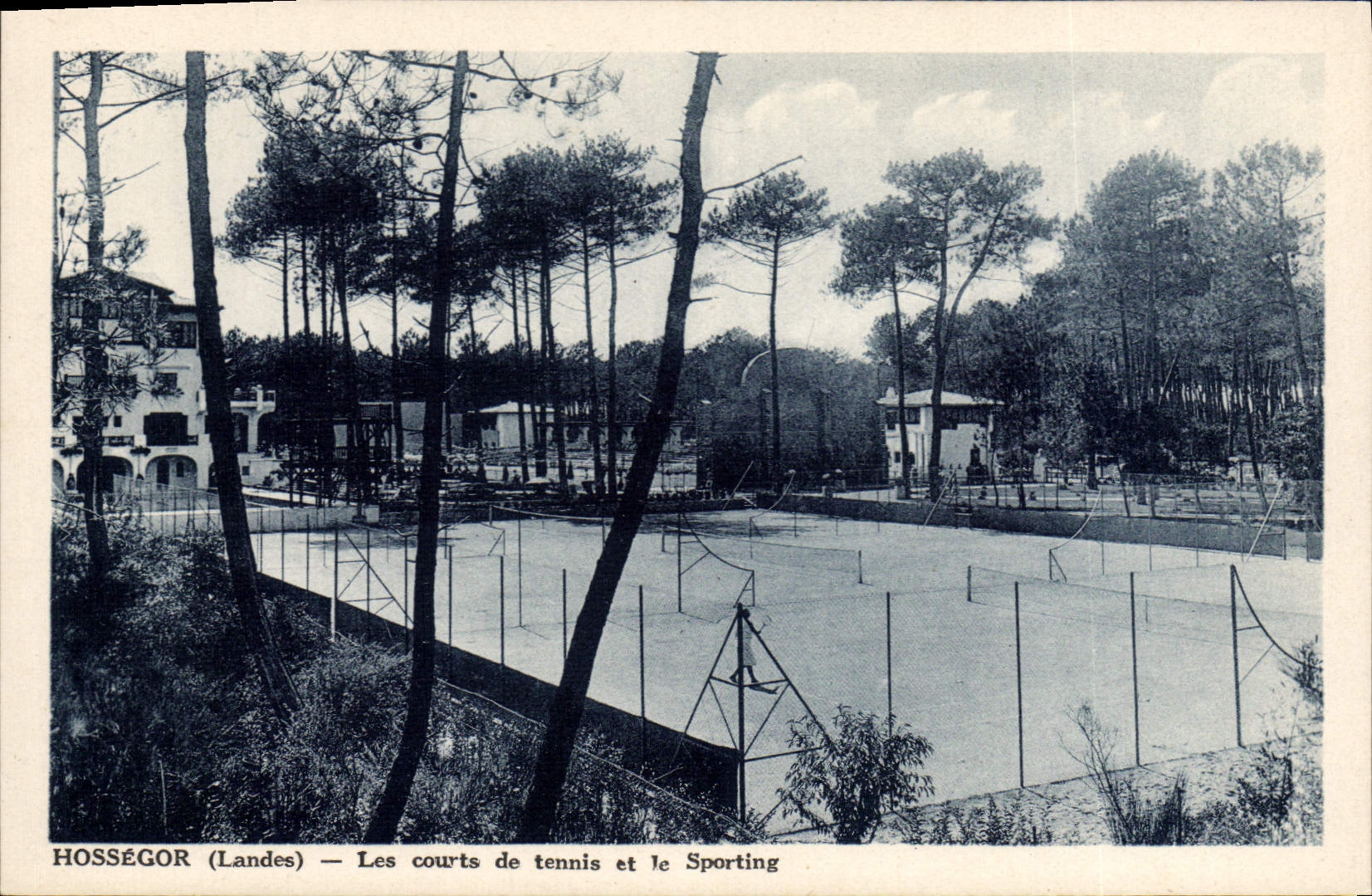 CPA Hossegor Landes Les Courts de tennis et le Sporting 