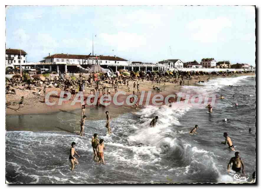 CPSM Capbreton landes La Plage et Et de Bains 