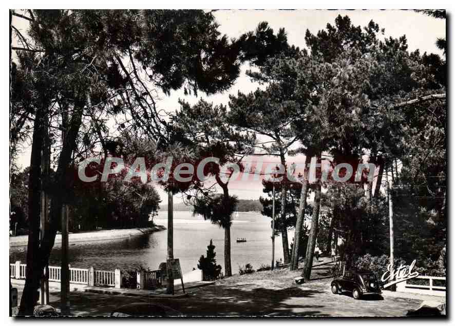 CPSM Hossegor Vue sur le Lac et le Pont du Canal 