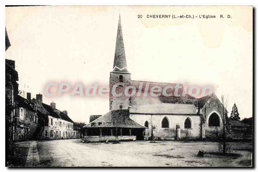 Cheverny (Loir-et-Cher) - L'Église R.D. - Anverso