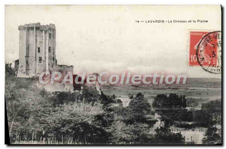 CPA Lavardin le Chateau et la Plaine 