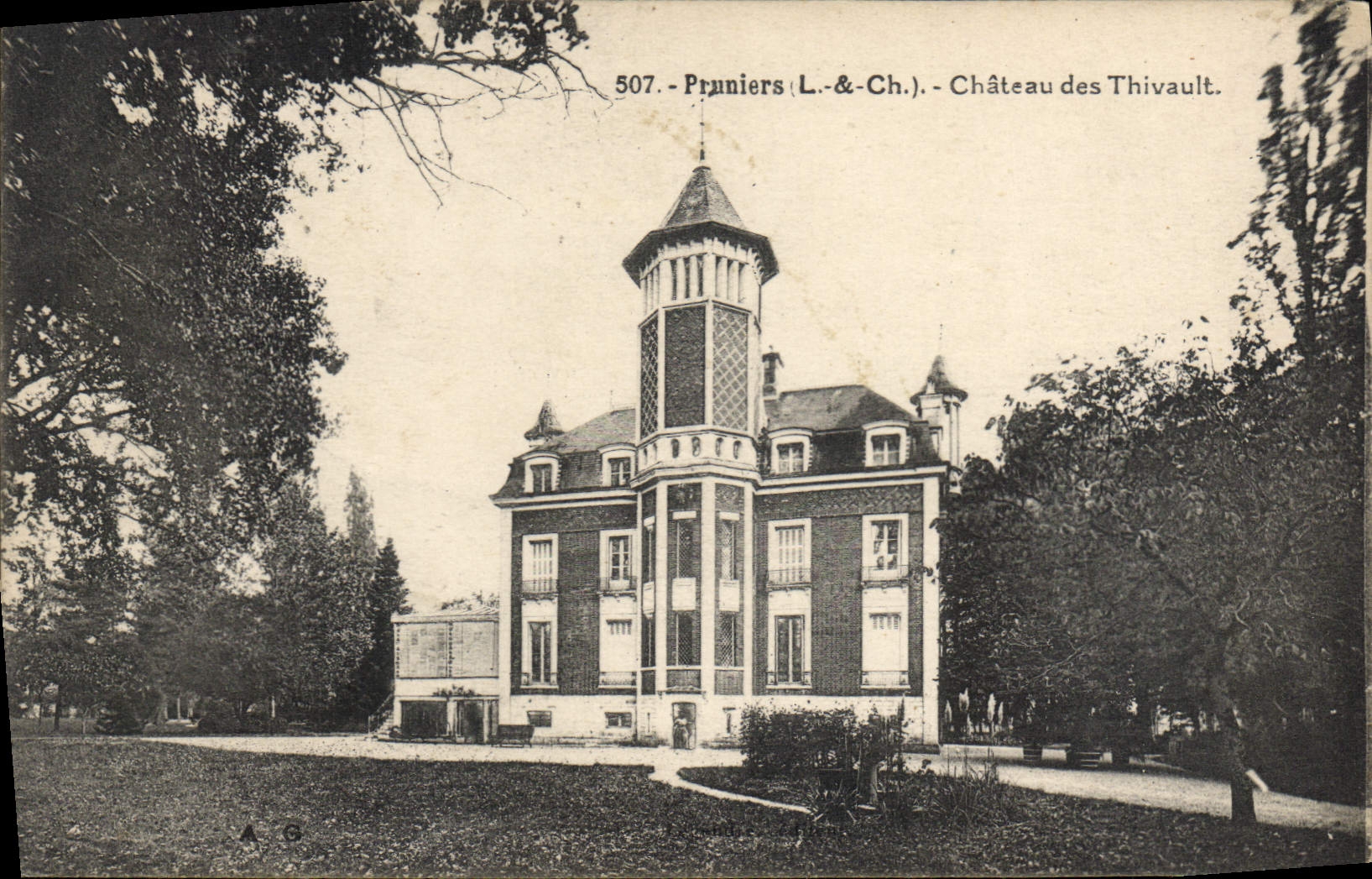 CPA Pruniers L Ch Chateau des Thivault 