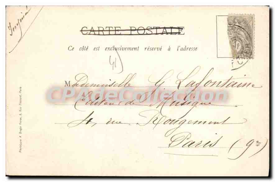 Blois — La Halle — Phototypie A. Berger Frères, 8, Rue Fragonard, Paris — Achterkant