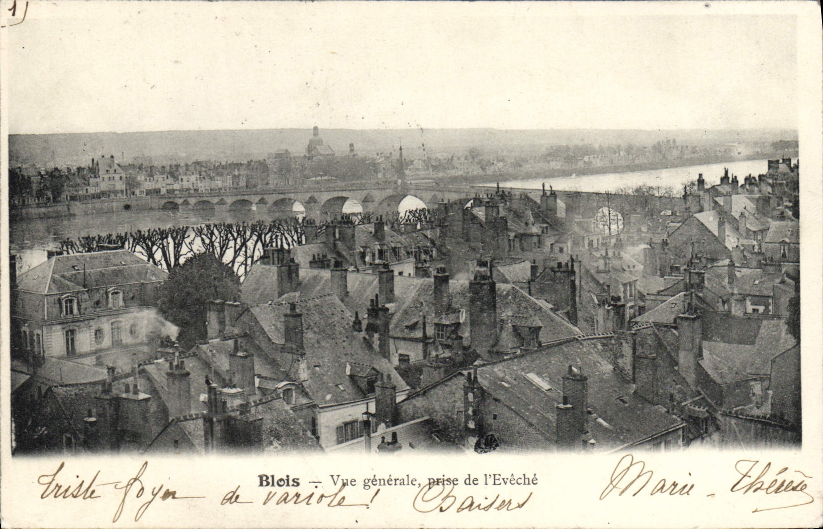 Blois — Vue générale, prise de l'Evêché — Marius Théret