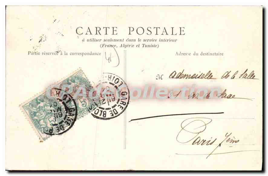 Blois — Vue générale, prise de l'Evêché — Marius Théret — Reverso