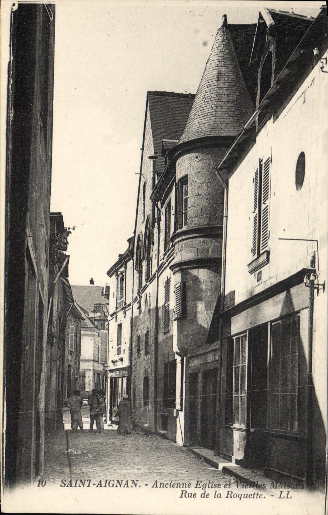 SAINI-AIGNAN - Ancienne Église et Vieilles Maisons - Rue de la Roquette - LL