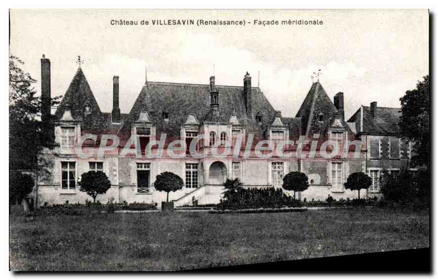 CPA Chateau de Villesavin Facede Meridionate 