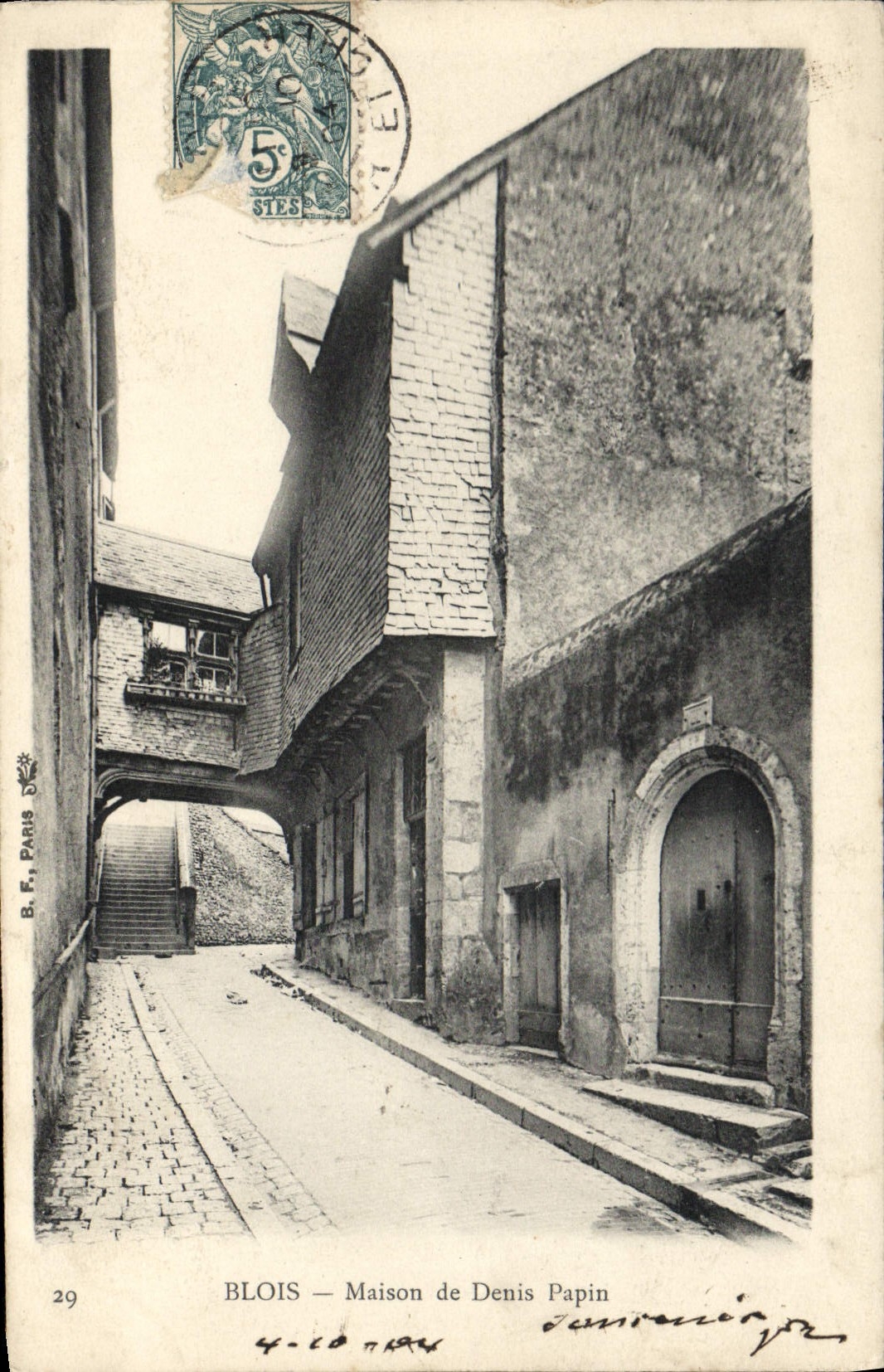 Blois — Maison de Denis Papin — B.F. Paris 29