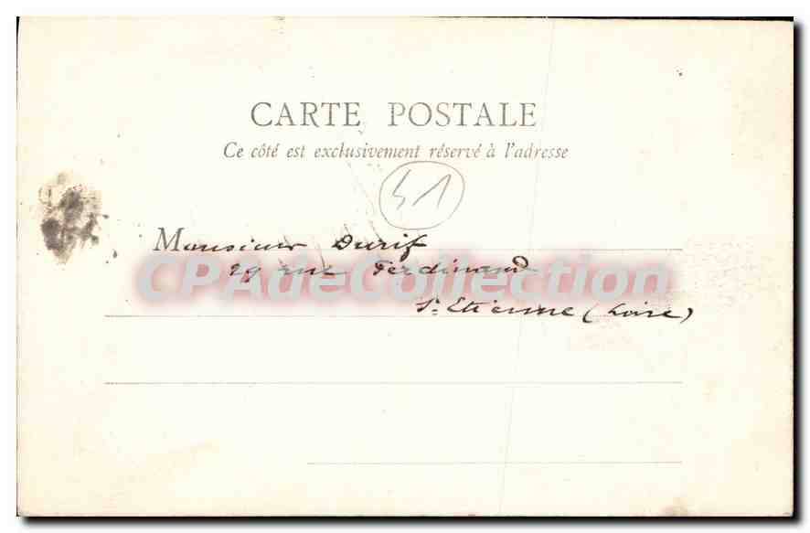 Blois — Maison de Denis Papin — B.F. Paris 29 — Verso