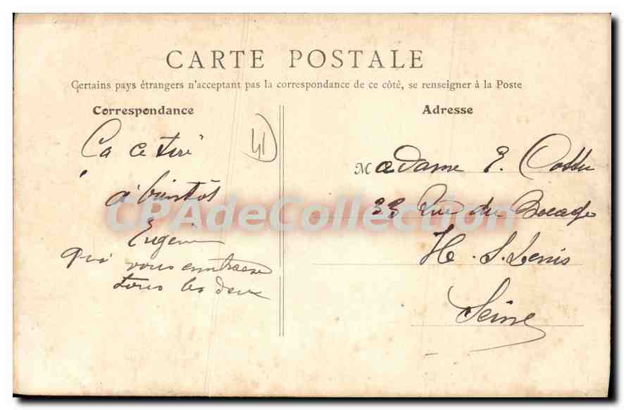 CPA Chaumont sur Loire Pont sur la Loire  — Rückseite
