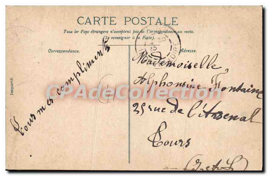 Blois — Le Château et l'Église Saint-Vincent — Éditeur non identifié, n° 12 — Reverso