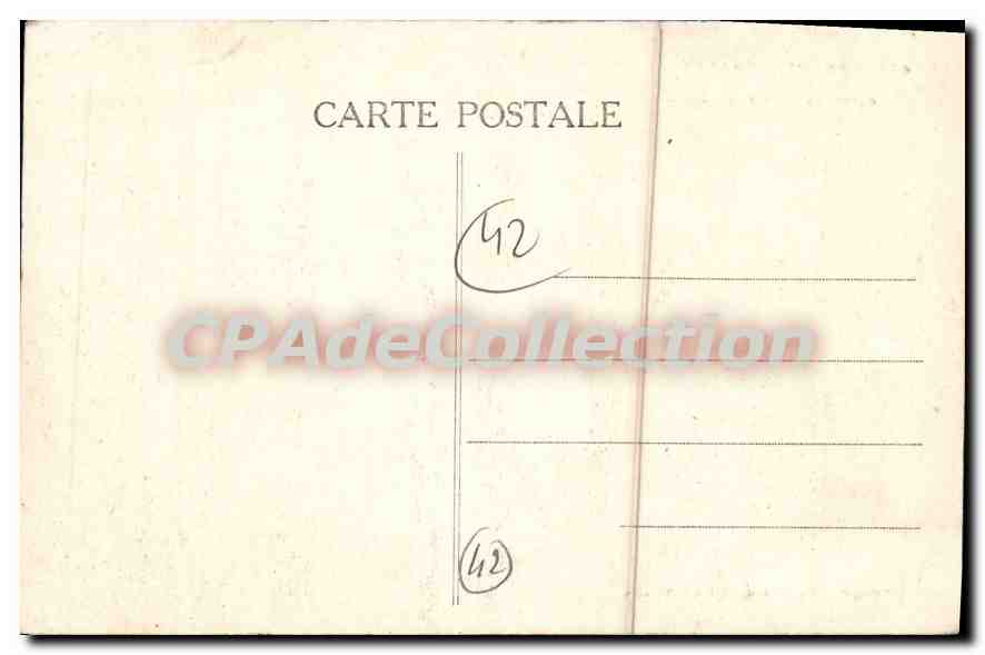 CPA Mont Pilat Malleval Loire Entree du Vieux Chateau  — Rückseite