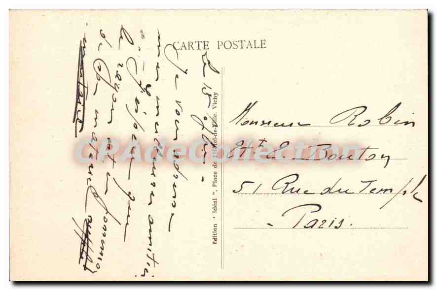 Roanne — Le Pont et le Quai de la Loire — édition Idéal n°5087 — Rückseite