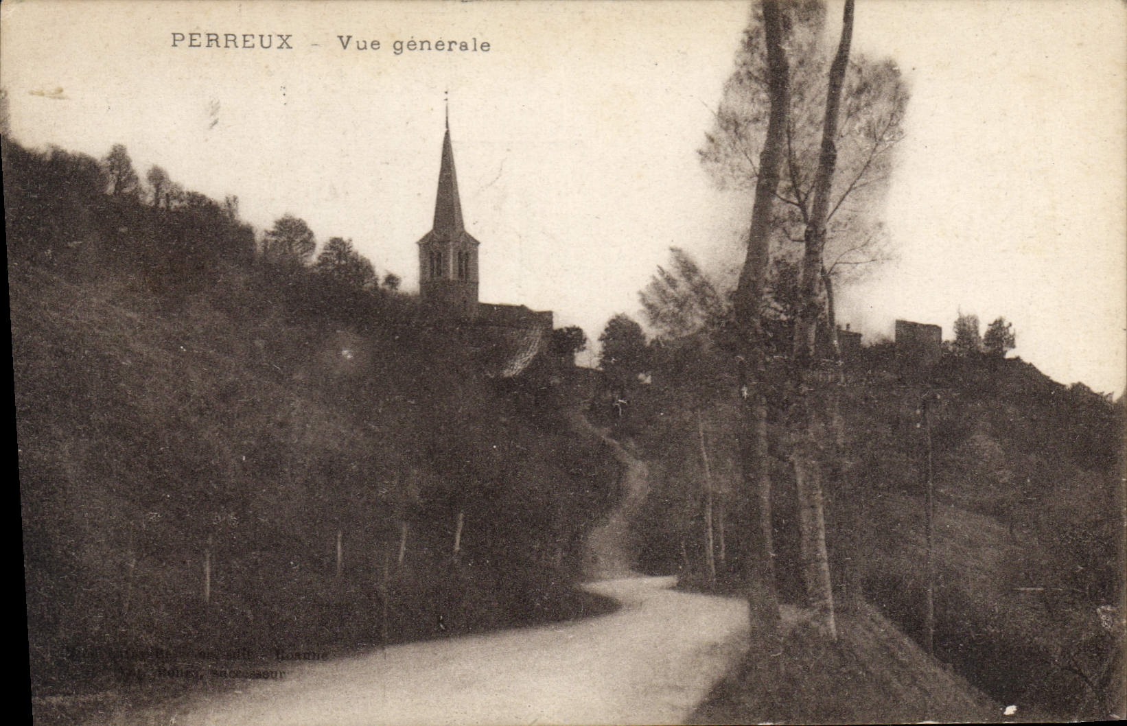 CPA Perreux Vue Generale 