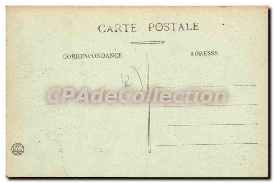Barrage du PAS-de-RIOT — deuxième réservoir pour l'alimentation des eaux de St-Étienne — Éd. Y. Jourdan — Verso