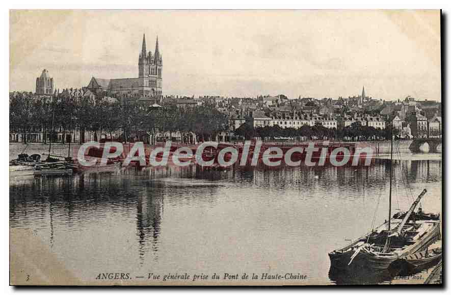 Angers — Vue générale prise du Pont de la Haute-Chaîne — Phot.