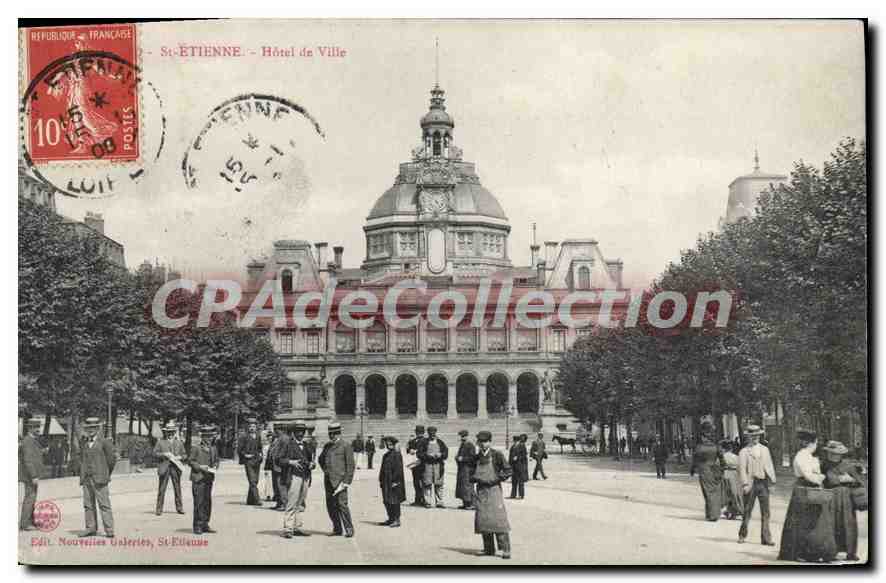 CPA St Etienne Hotel de Ville 