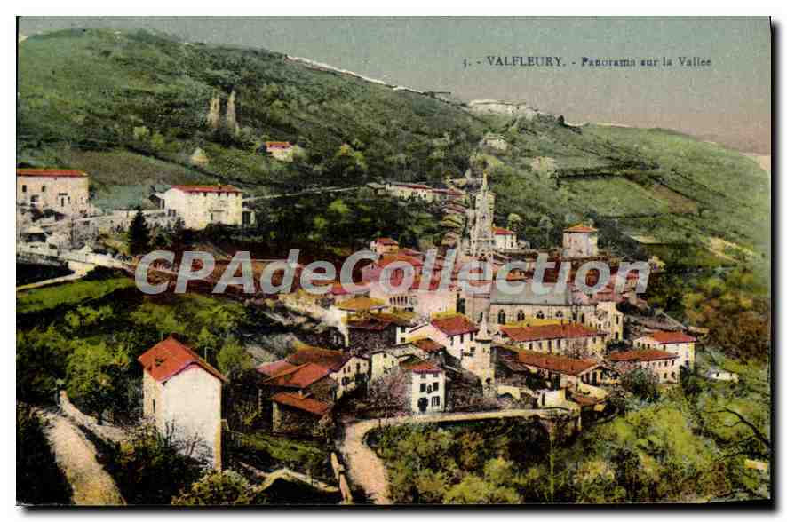 Valfleury — Panorama sur la Valice — éditeur inconnu, n°42
