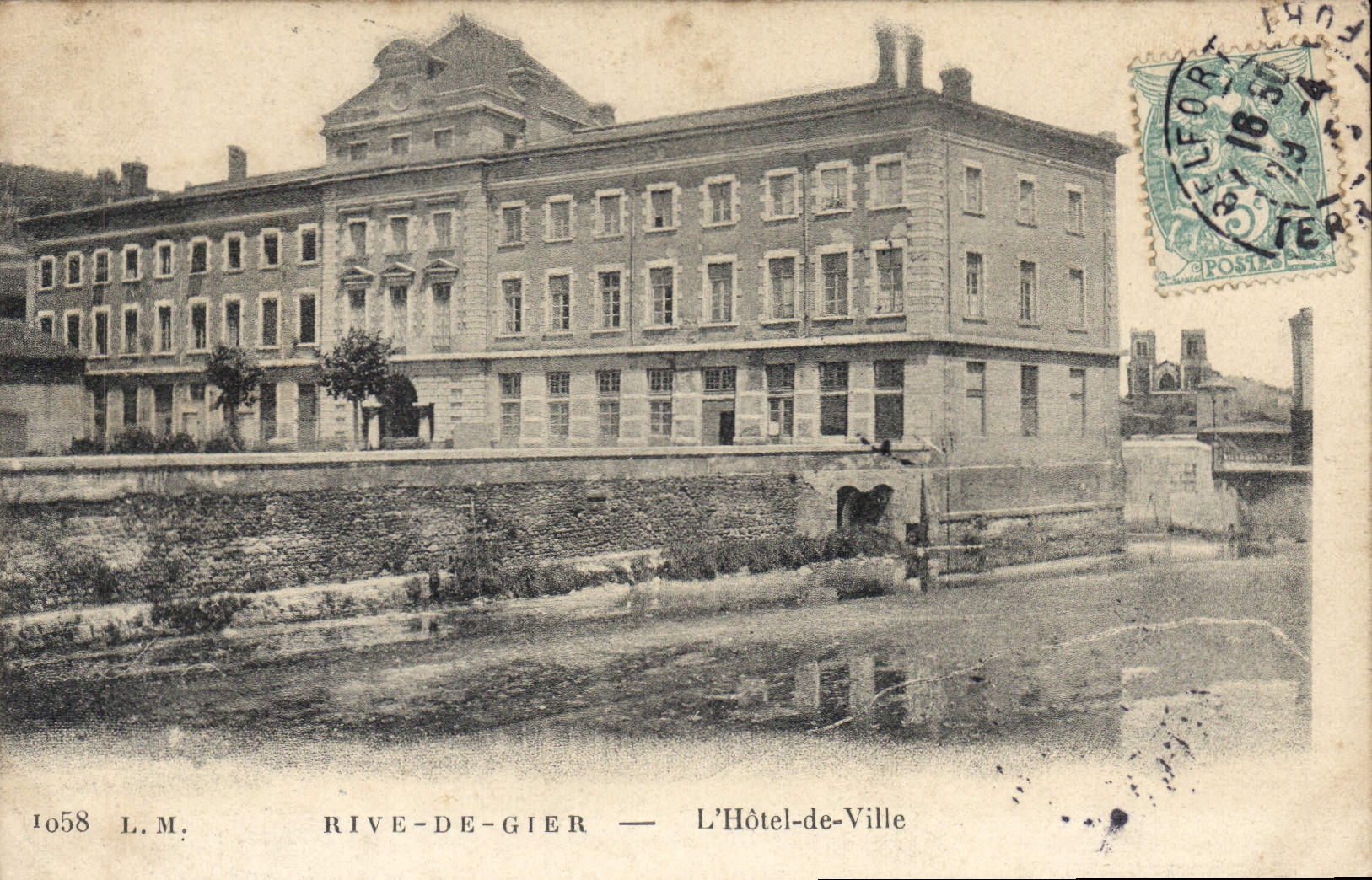 CPA Rive de Gier L'Hotel de Ville 
