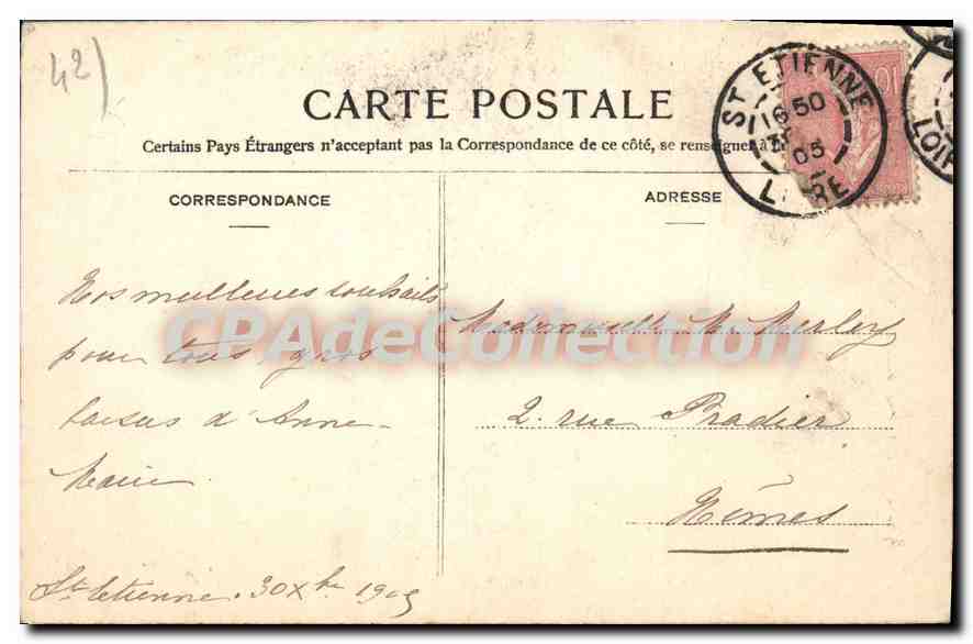 Rochetaillée - Le Barrage — Environ de Saint-Étienne, n°49 — Verso