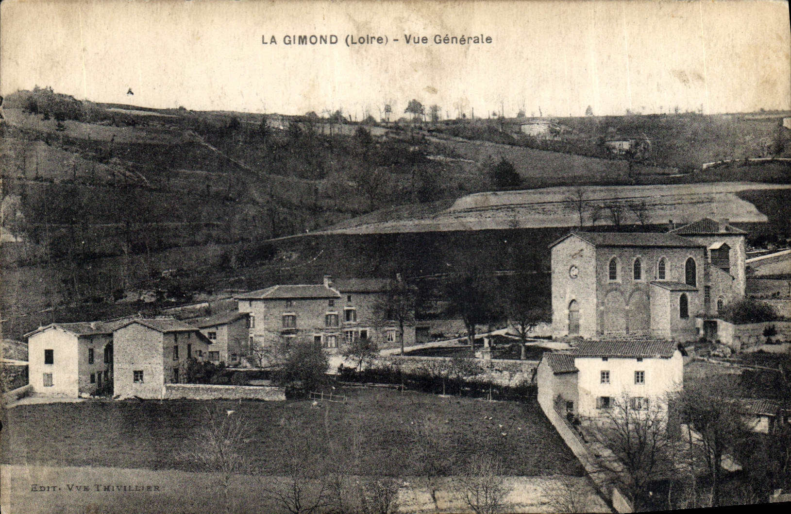CPA La Gimond Loire Vue Generale 