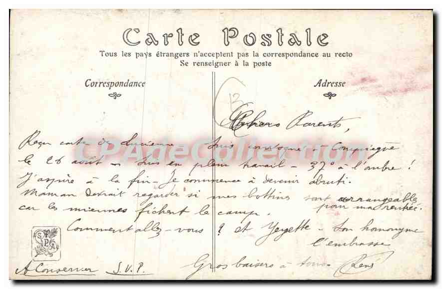 CPA Salon de Au Pays Par Gaston Guedy  — Rückseite