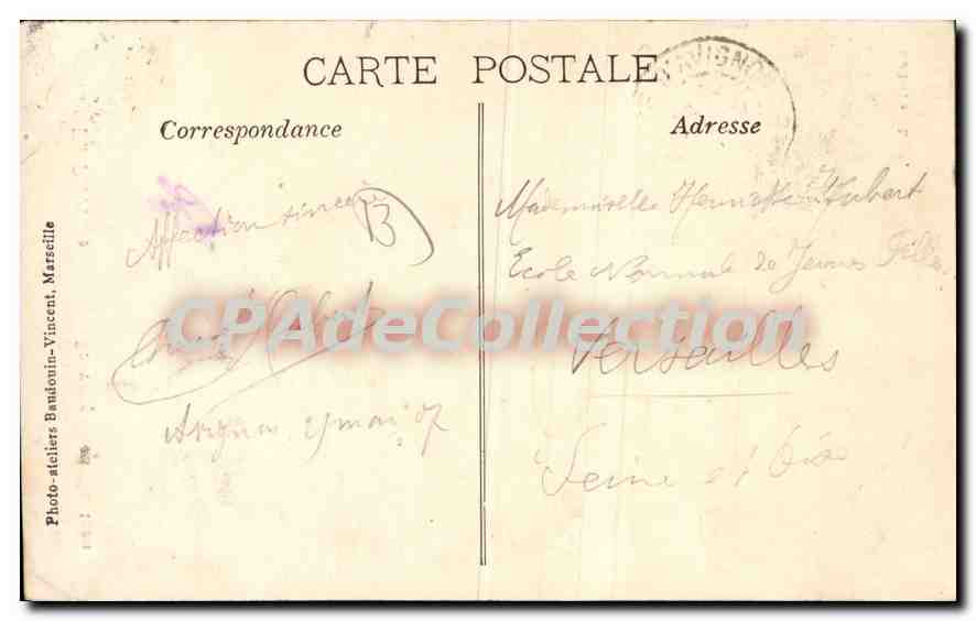 Femme en manteau fourré — Provence — Collection L. A. — Rückseite