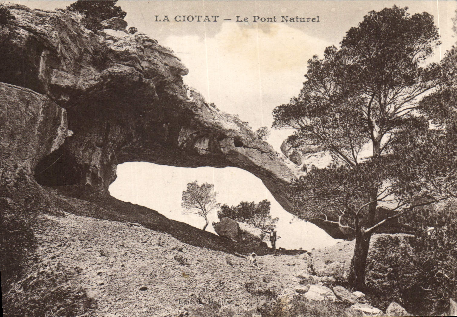 CPA La Ciotat Le Pont Naturel 