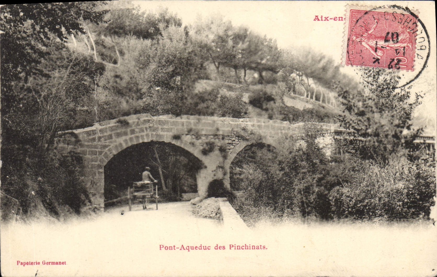 Pont-Aqueduc des Pinchinats — Alix-en-Provence — Papeterie Germanet