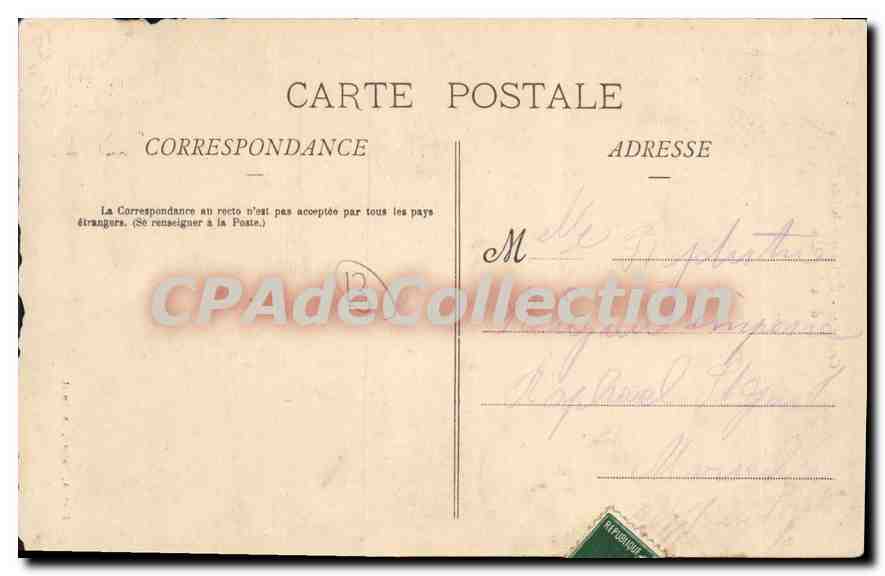 CPA Ceyresie Eglise Paroissiale du XIII siecle  — Verso