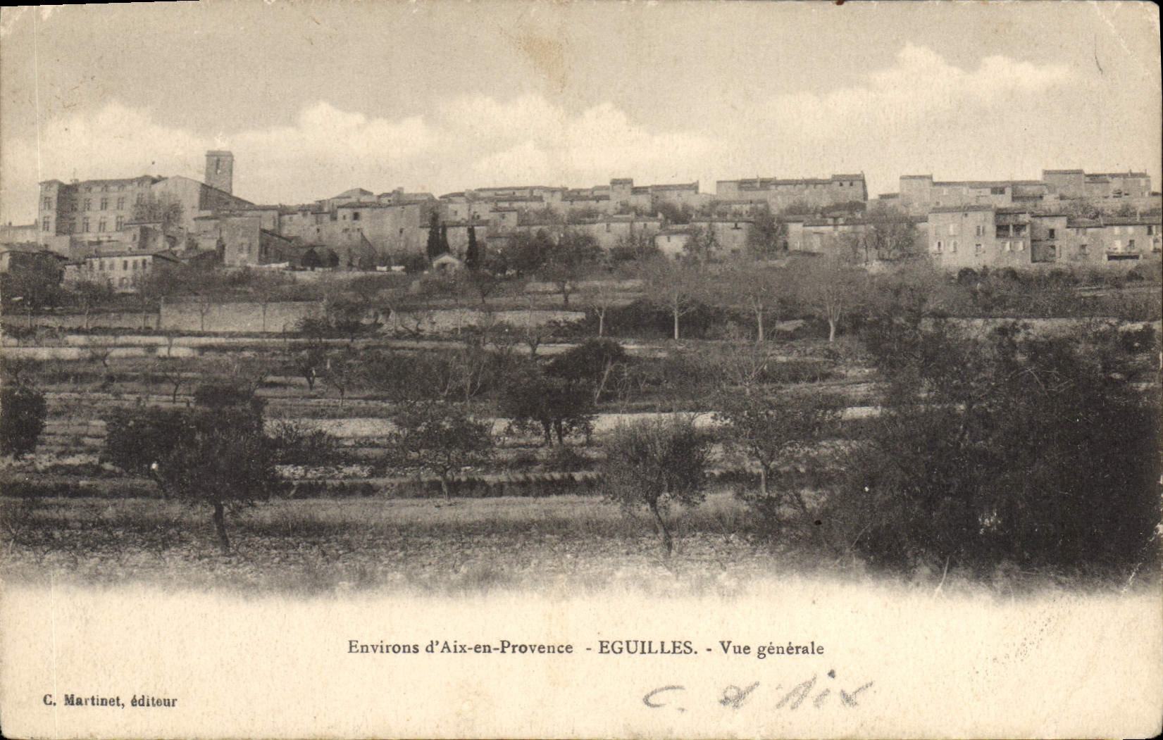 Eguilles — Vue générale — C. Martinet, éditeur