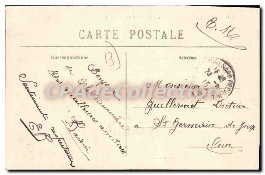 Châteaurenard-de-Provence — Les Tours du Vieux Château — Gallois & Cie — Verso