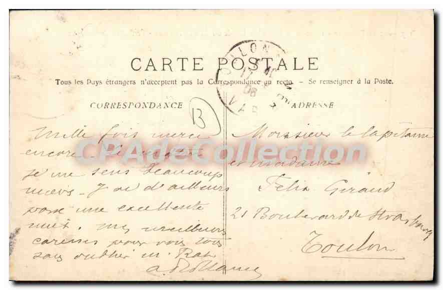 Aix-en-Provence - Plaza de la Rotonda - Entrada del Cours Mirabeau - Fuente Monumental — Colección Jausset - n°117 — Reverso