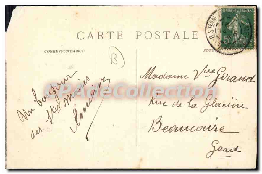 Les Saintes-Maries - L'Entrée du Village — CPAdeCollection, n°736 — Reverso