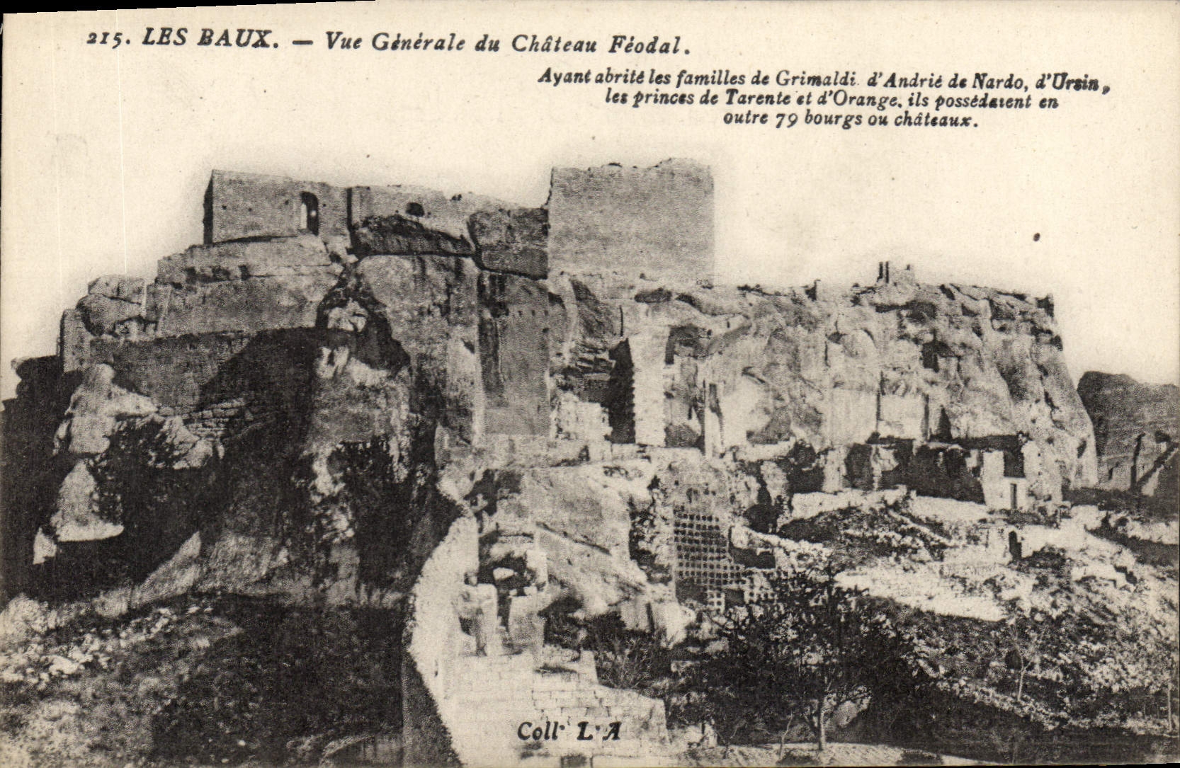 Les Baux — Vue Générale du Château Féodal — Coll. L'A