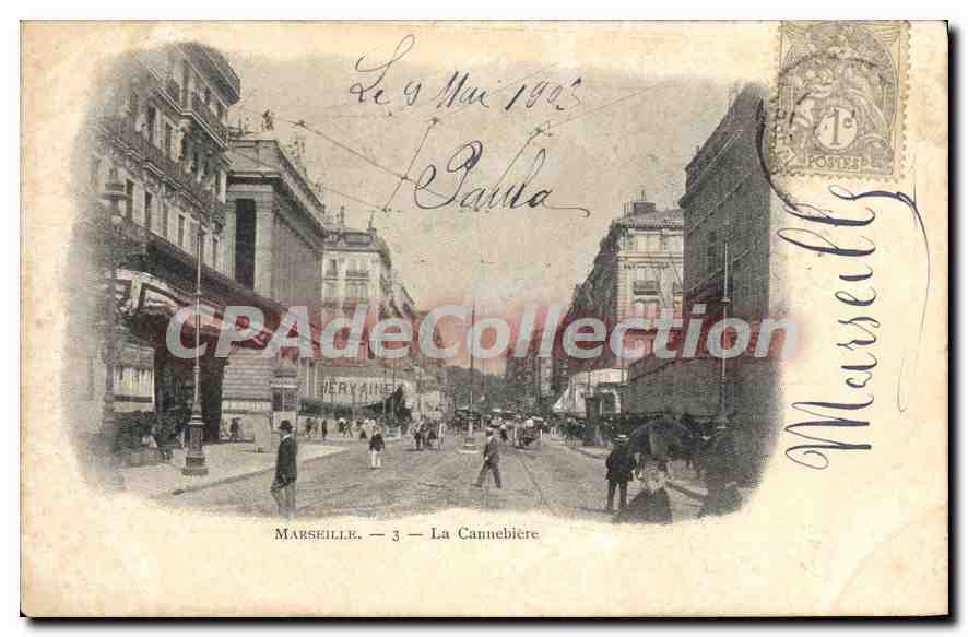 Marseille — La Cannebière — éditeur Véry Aîné, n°3