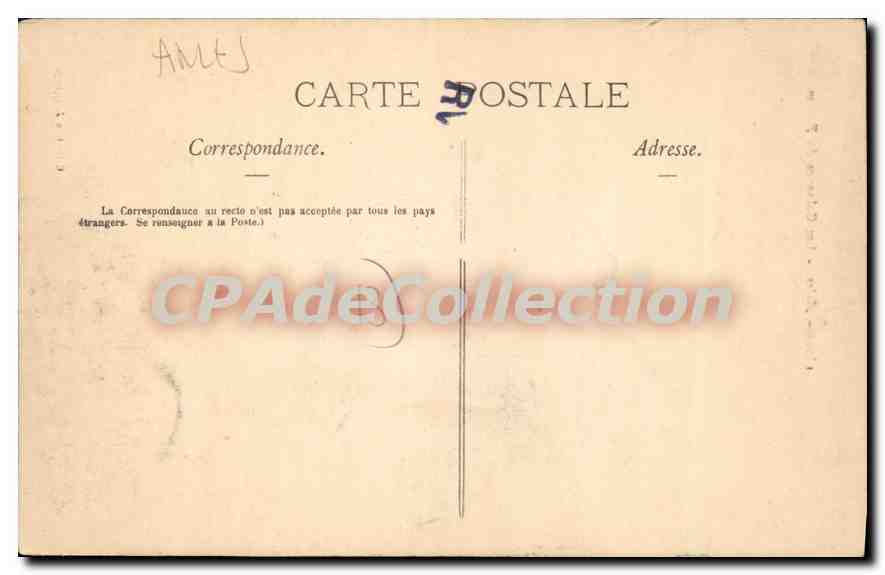 Arles — Les Colonnes du Forum — Collection J. Ponce — Verso