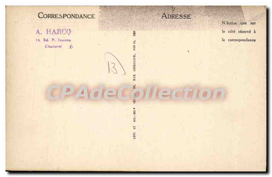CPA Marseille Chateau d'lf Supreme revelation de l'Abbe Faria a Edmond Dantes The Cast Revelation of — Verso